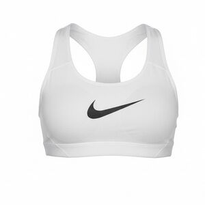 Nike Women’s Swoosh High Support Sports Bra white/black - Size L